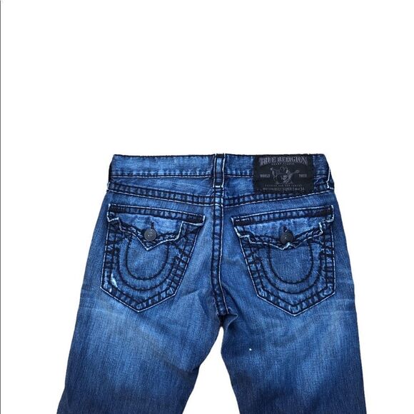 Vintage True Religion Jeans Size 32 BILLY SUPER T Blue - Picture 2 of 9